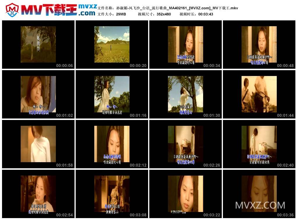 孙淑媚-风飞沙_台语_流行歌曲_MA402161